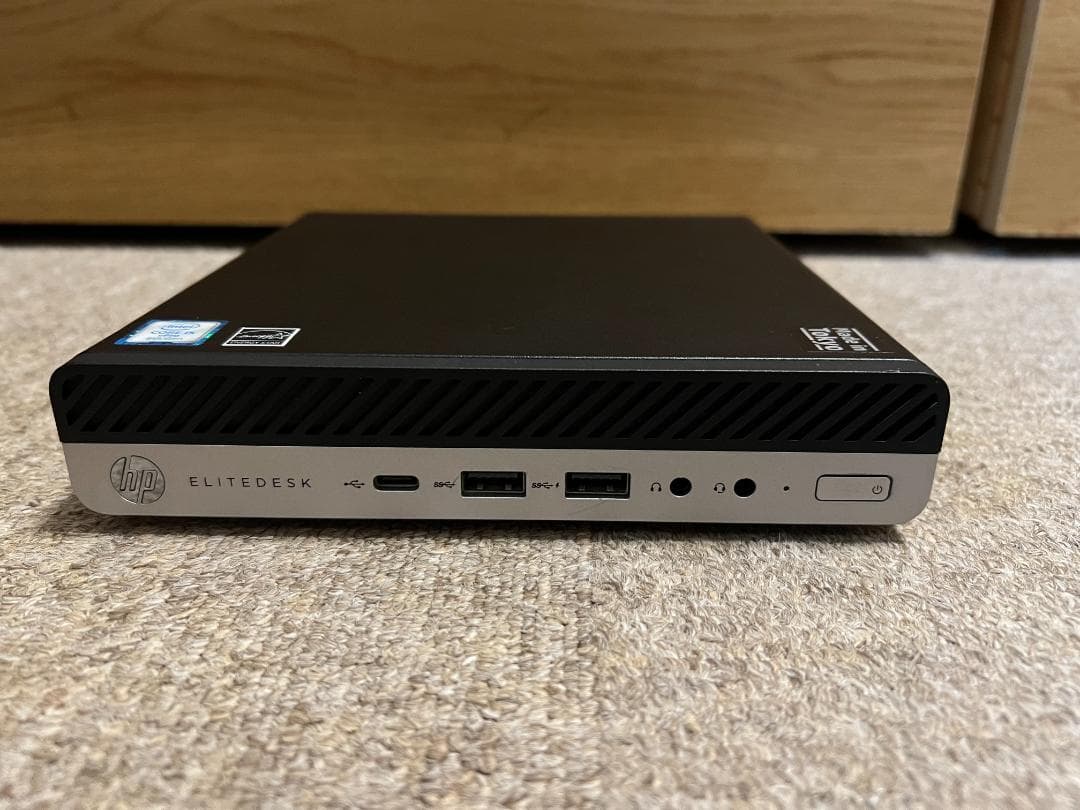 ミニPC HP EliteDesk 800 G4 DM i5-8500T
