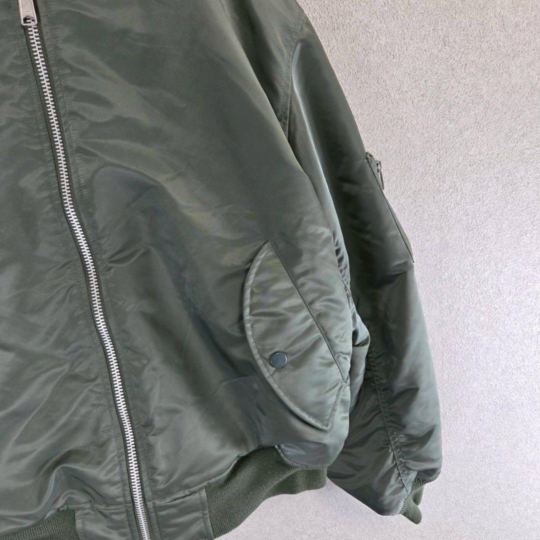 希少 OLD UNIQLO 肉厚 短丈 MA-1 MA1 ボンバージャケット