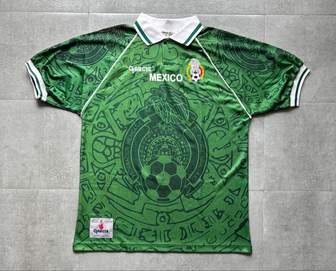 レア　1999年　メキシコ代表　ホームユニフォーム　襟付き　ヴィンテージ