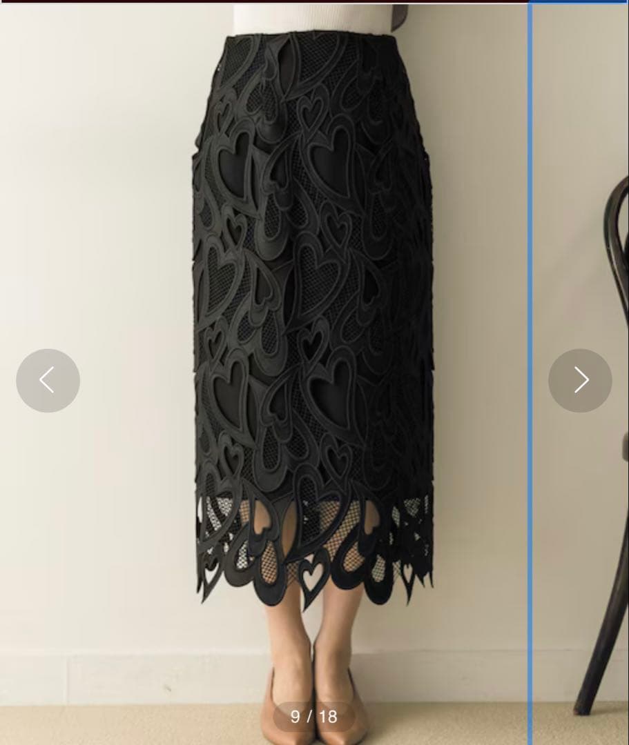 セルフォード　ハートレースタイトスカート
