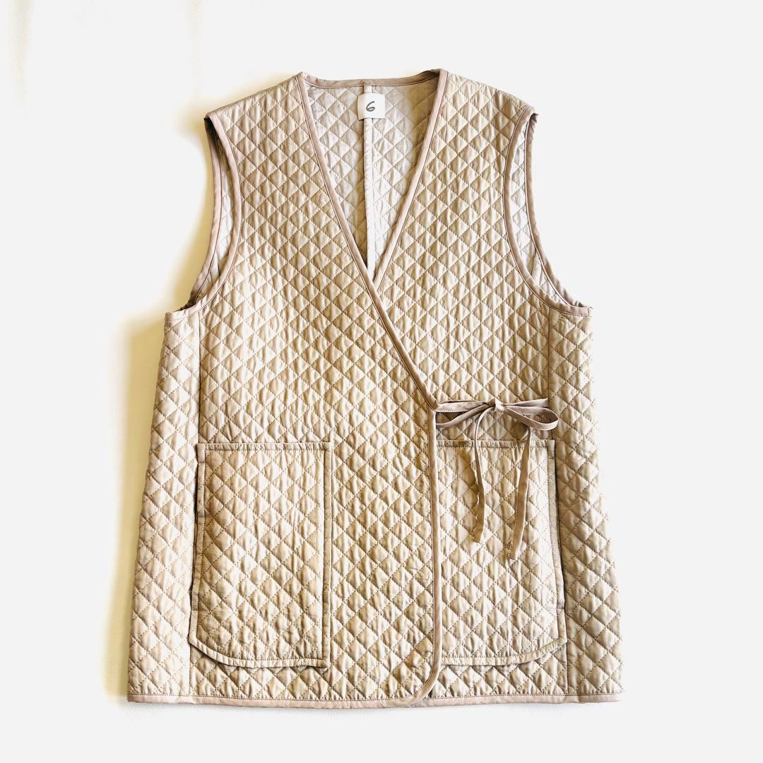 ROKU ロク ６ キルティング ベスト QUILTED VEST