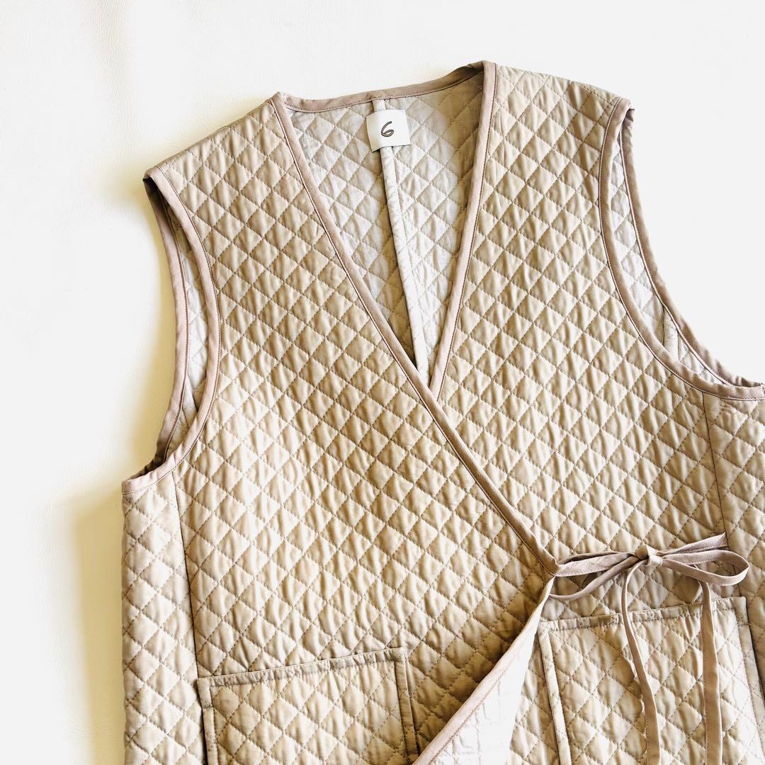 ROKU ロク ６ キルティング ベスト QUILTED VEST