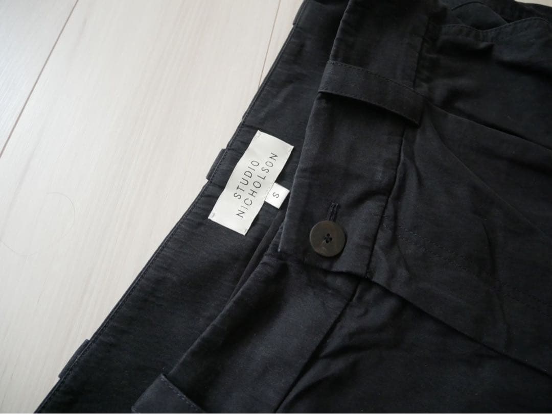 K*t様 STUDIO NICHOLSON SAL ワイドパンツ S ダークネイ