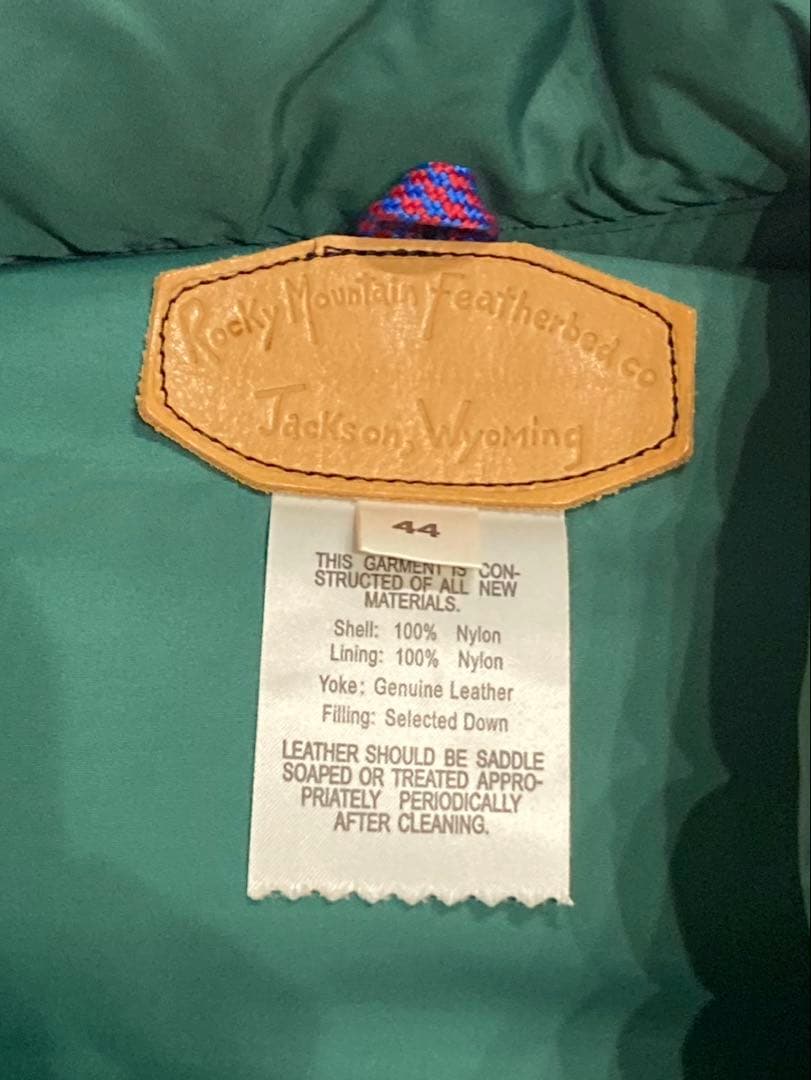 ロッキーマウンテンフェザーベッド ウエアハウス　ダウンベスト　44