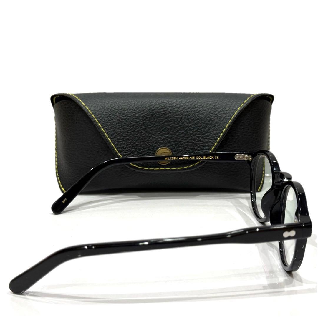 【極美品】正規品 モスコット ミルゼン 44 ブラック 新品調光グレーレンズ