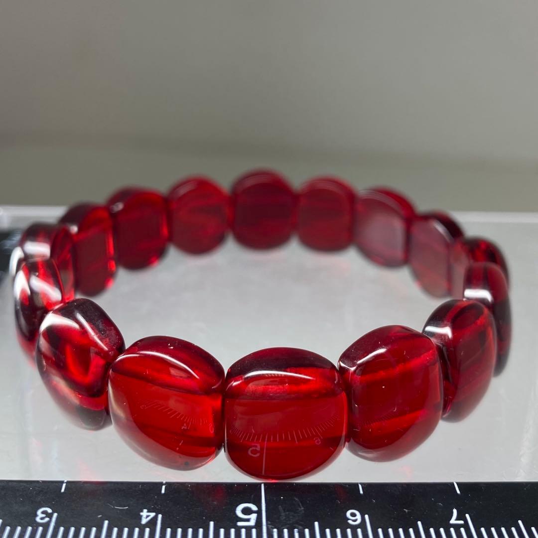 専用極上　レッドアン(紅琥珀) バングル　12gタサチ　東な7-0315☆2F
