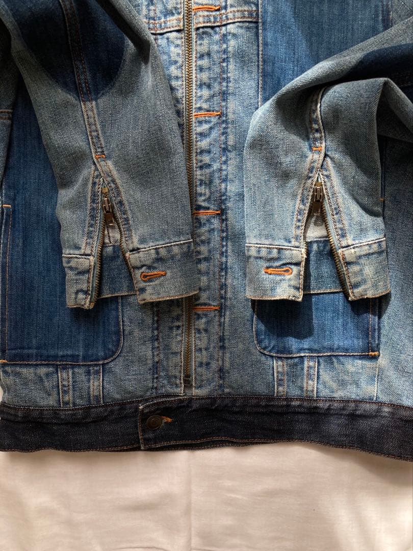 マルジェラ10 デニムライダース アーティザナル 12/aw