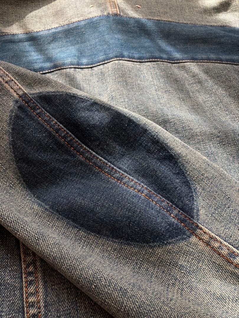 マルジェラ10 デニムライダース アーティザナル 12/aw