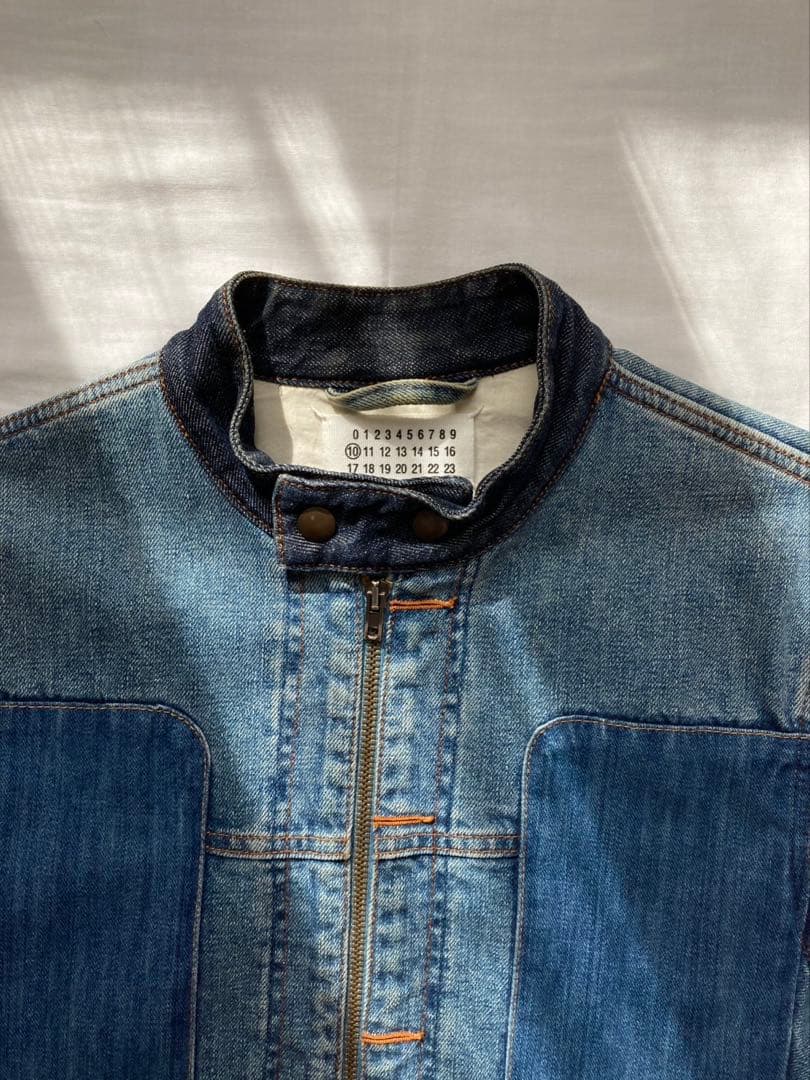 マルジェラ10 デニムライダース アーティザナル 12/aw