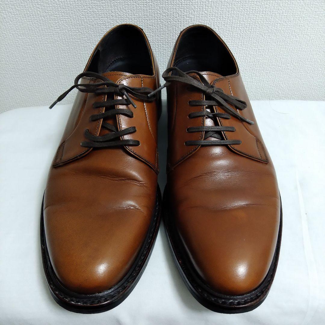 Jalan Sriwijaya 98651 プレーントゥ シューズ 茶　革靴