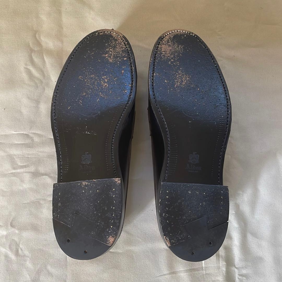 【極美品】オールデン ALDEN 987 ブラック コードバン ペニーローファー