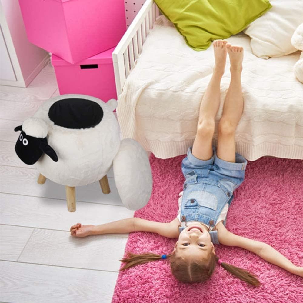 ひつじのショーン　スツール　動物チェア　アニマルスツール　収納付き　羊のショーン