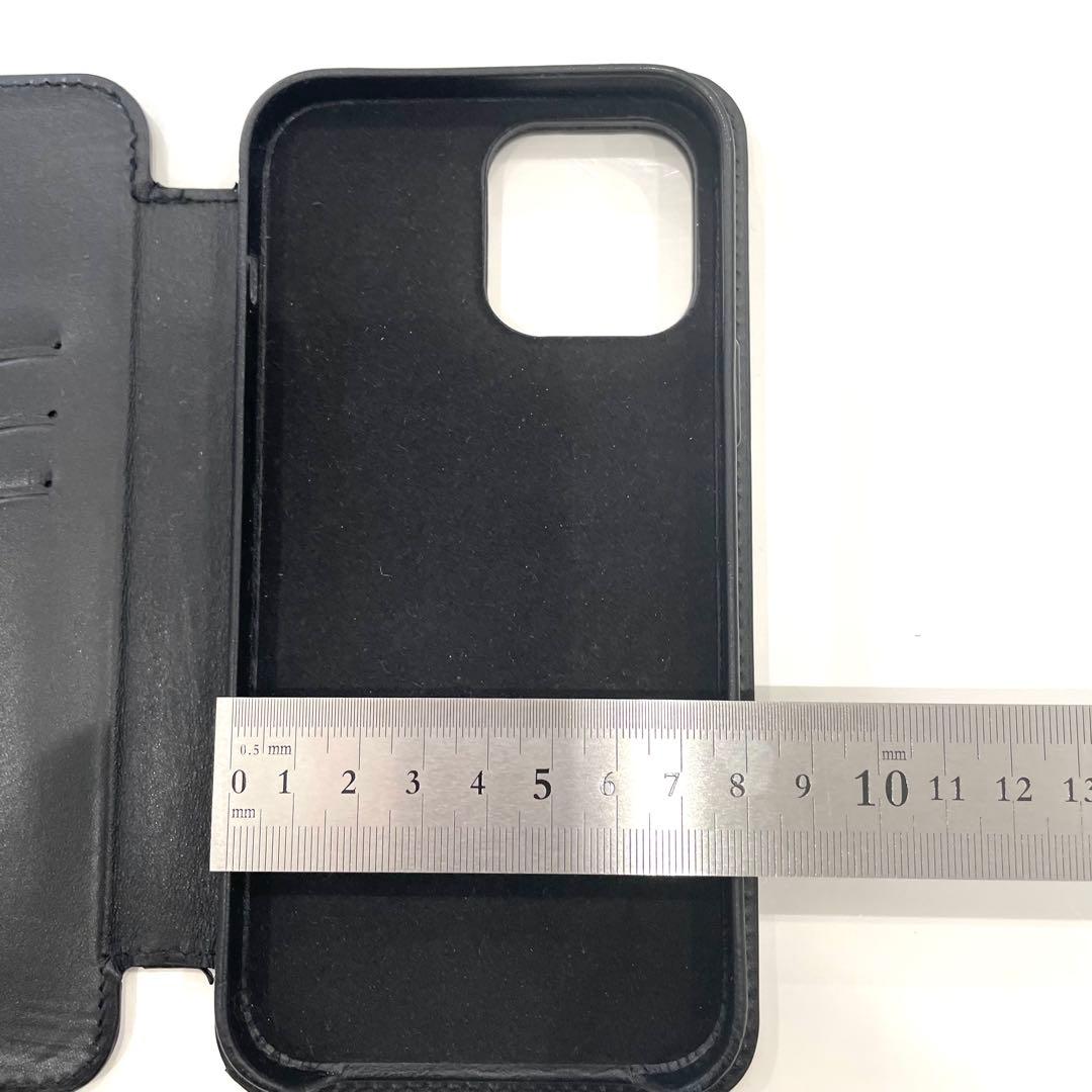 Y2505-189 ベルルッティ iPhoneケース カードポケット付 グレー