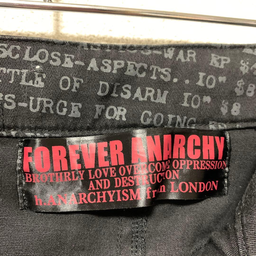 エイチナオト フォーエバーアナーキー V系 パンク ロック ドクロ 骸骨 ズボン