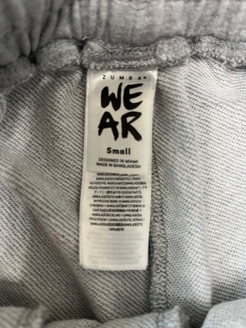 ZUMBA ハーフパンツ　デニム　グレー　Ｓ