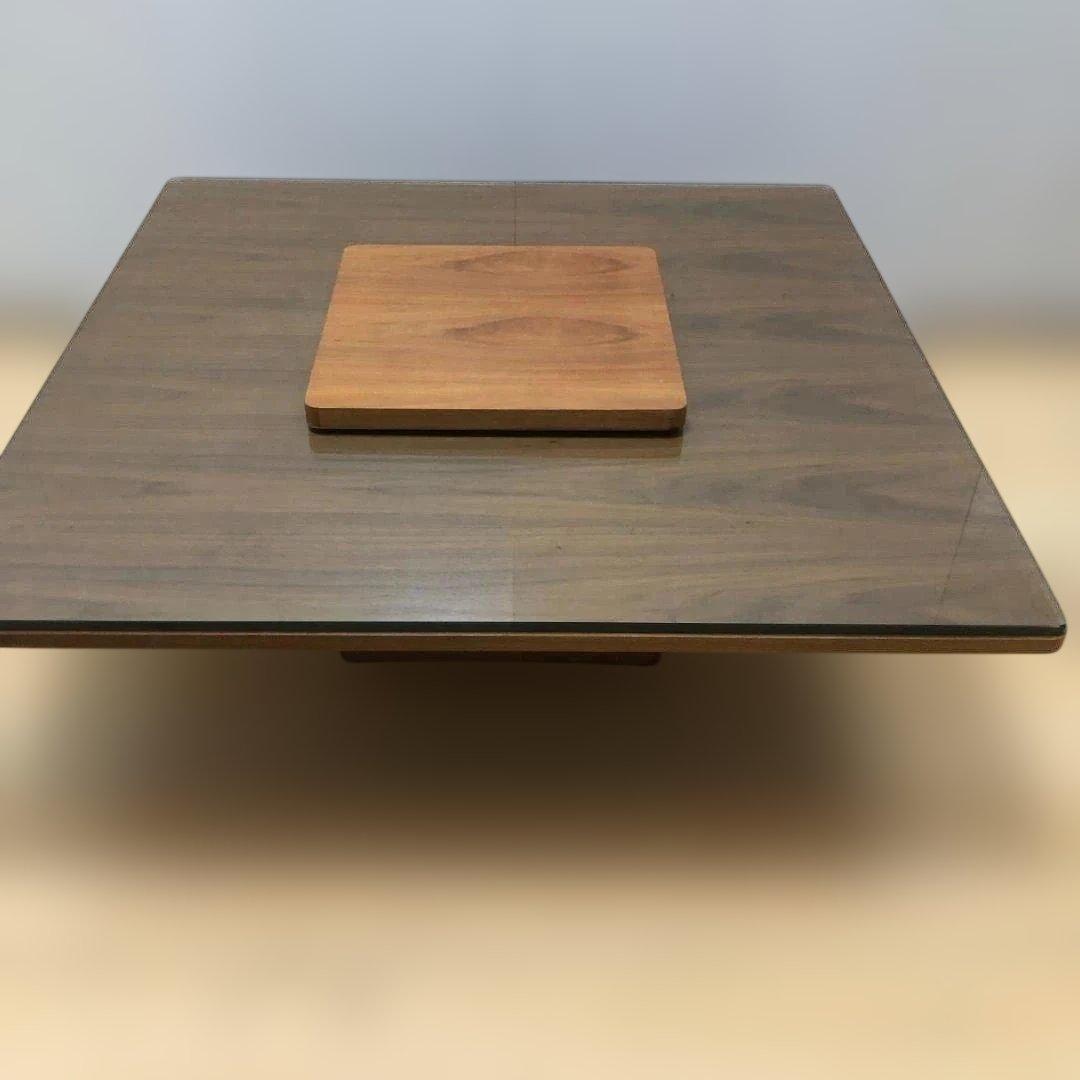 climb　 木製 ローテーブル 強化ガラスセンターテーブル 250831