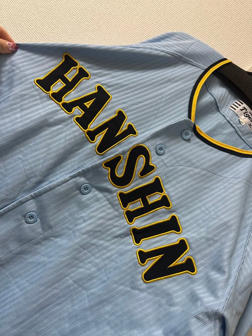 阪神タイガース　復刻ユニフォーム　青　甲子園