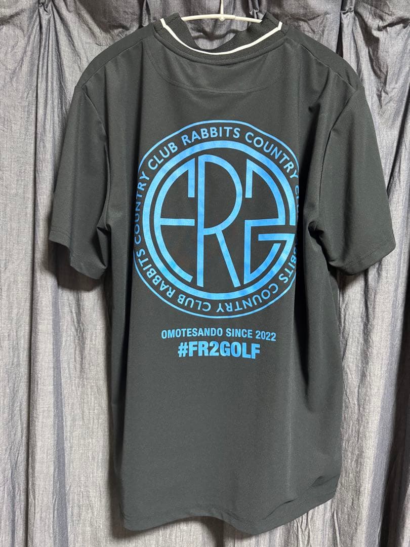 自*人様 一度だけ使用 FR2GOLF 3周年記念モックネックTシャツ　黒