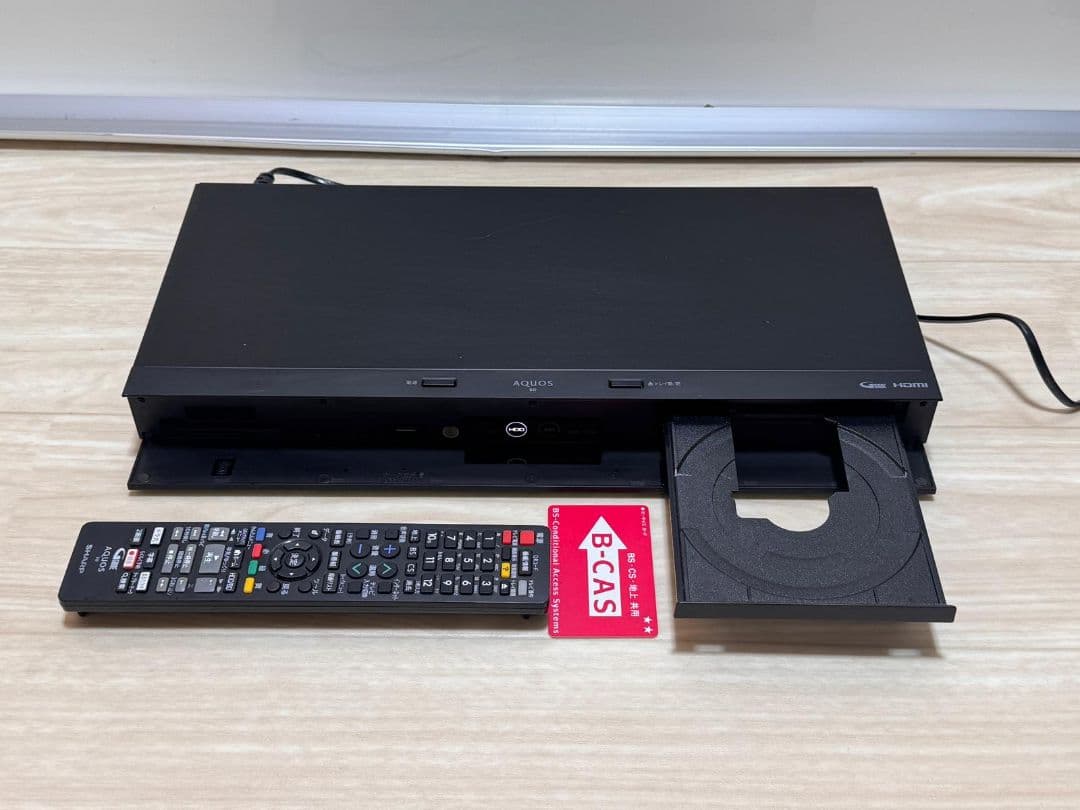 AQUOS SHARP 2B-C05DW1 ブルーレイプレーヤー リモート付き