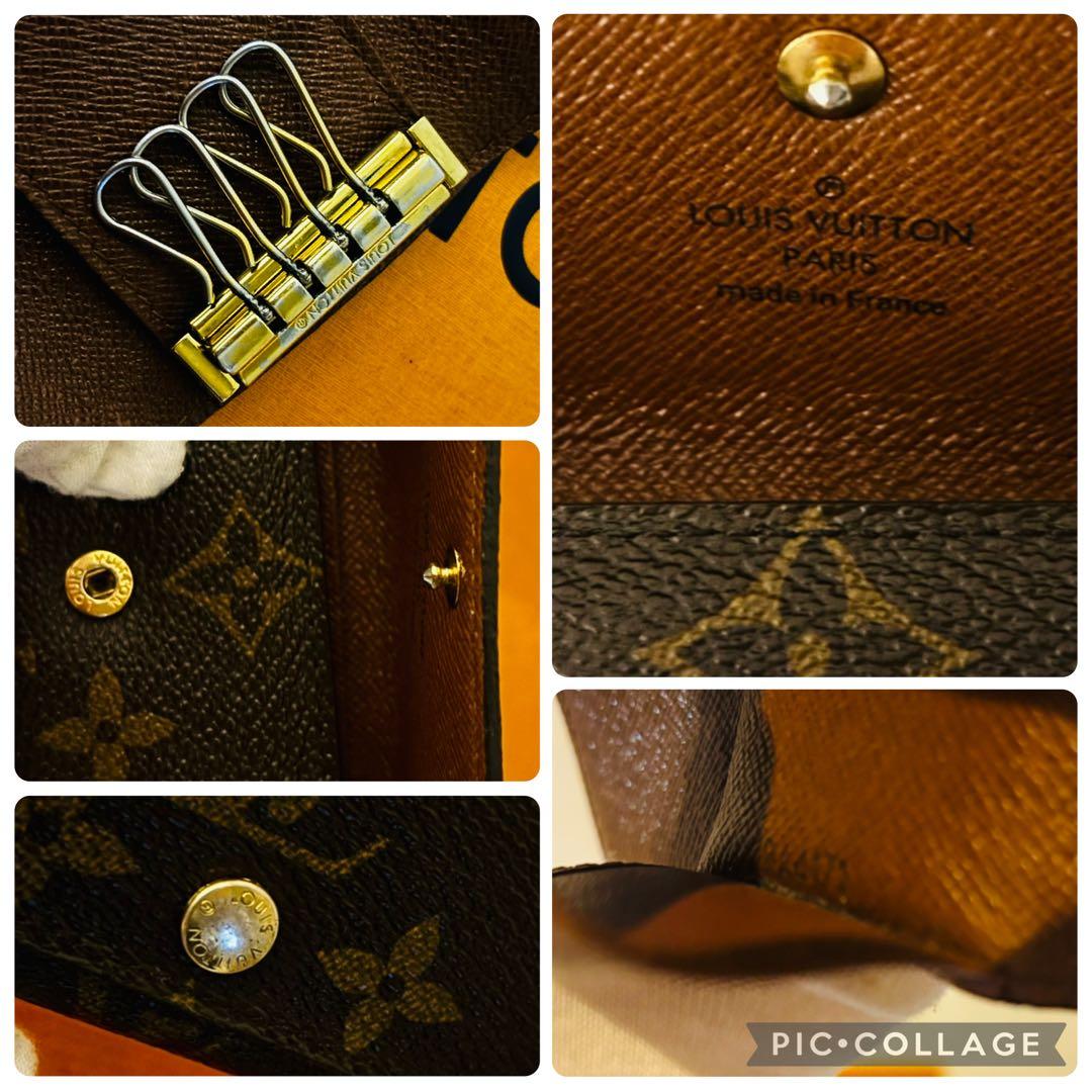 限界値下げ　極上美品　ルイヴィトン　モノグラム　四連　キーケース　袋付き