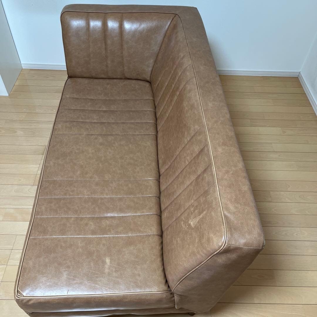 【niko and...】ソファカウチR/クラシックダイナーシリーズ　ベージュ