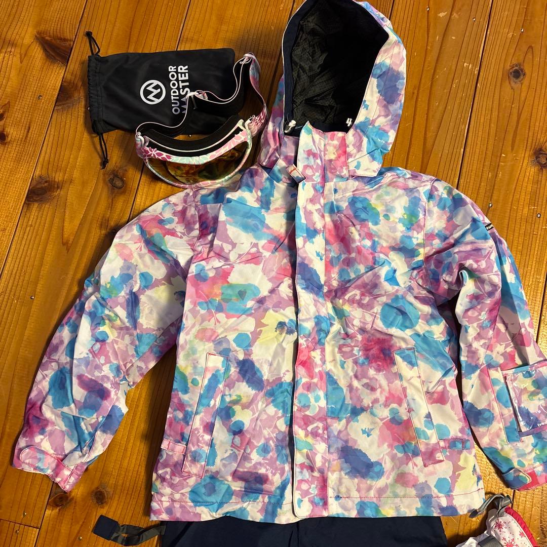 【美品】女の子　スキーウェア一式
