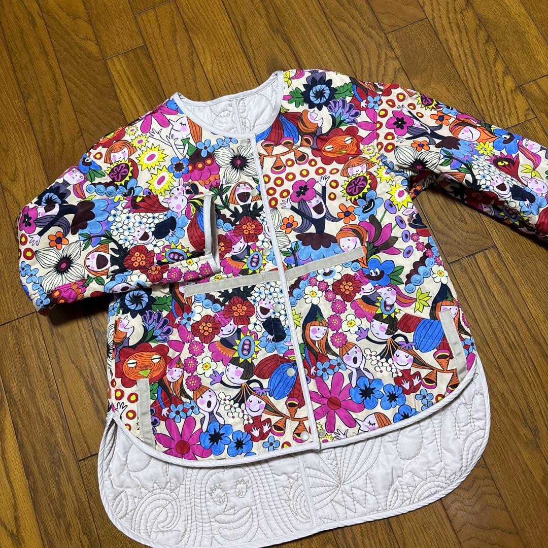 新品アルベロベロリバーシブルキルティングジャケット　オレボレボラ