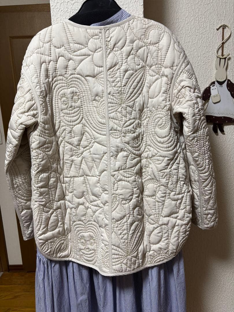 新品アルベロベロリバーシブルキルティングジャケット　オレボレボラ