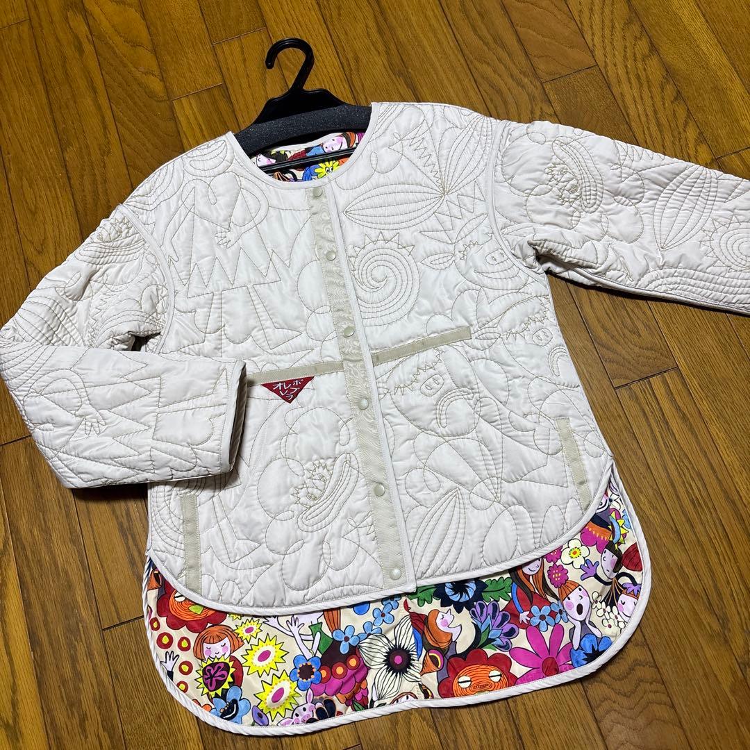 新品アルベロベロリバーシブルキルティングジャケット　オレボレボラ