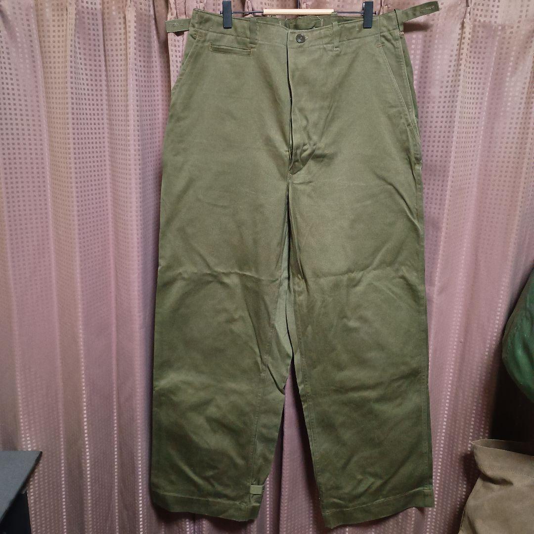 【あいすけ様】ノルウェー軍 チノパン W34 vintage