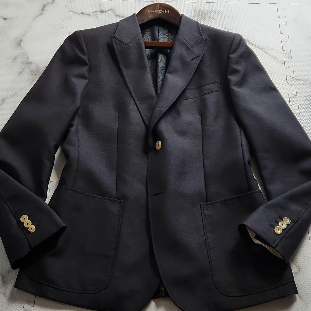 極美品✨GUCCI テーラードジャケット ペイズリー総柄 シルク モヘヤ