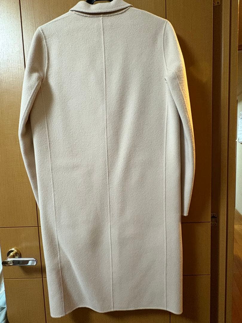 【美品】Theory ダブルフェイスチェスターコート Sサイズ　カシミヤ混