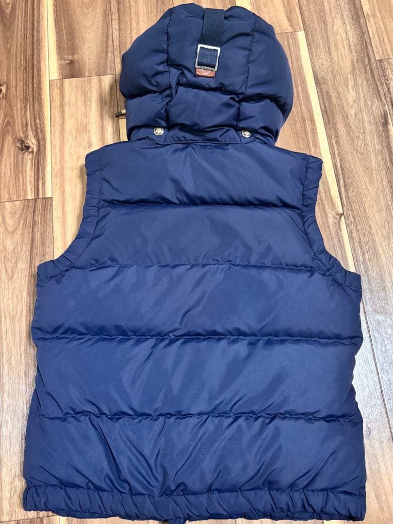【美品】ポロラルフローレン ダウンベスト ポニー刺繍 ネイビー ダウン75%
