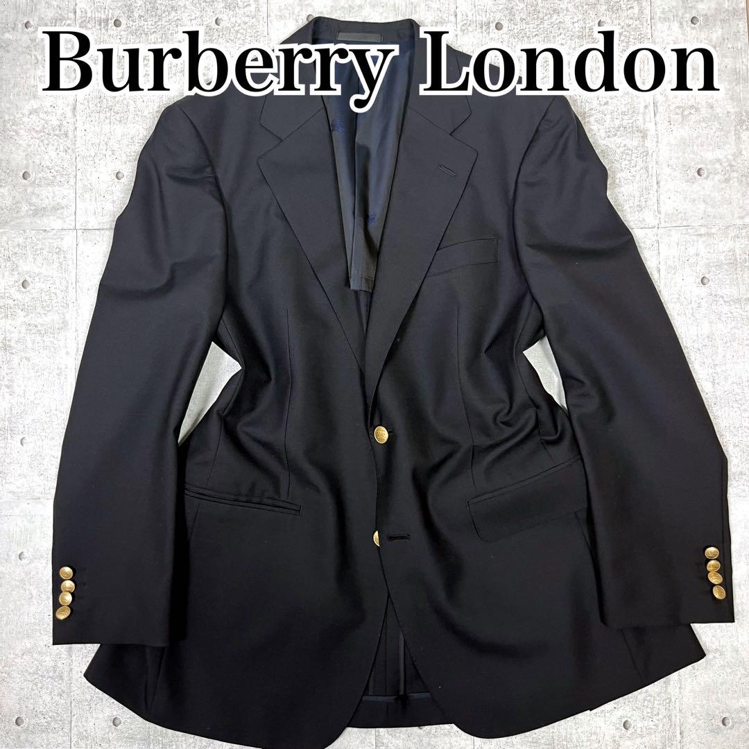バーバリーロンドン　BURBERRY LONDON テーラードジャケット　紺ブレ