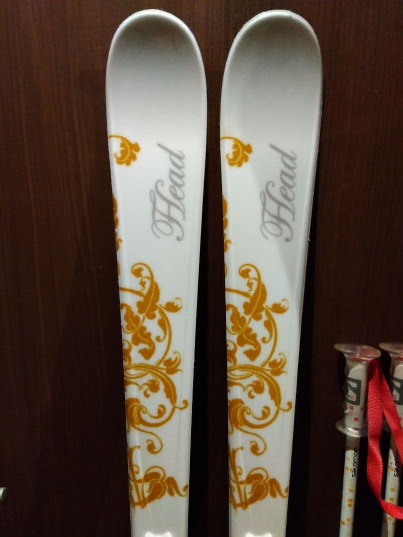 高級【ハイエンド】HEAD レディース用 スキーセット メンテ・WAX済み✔