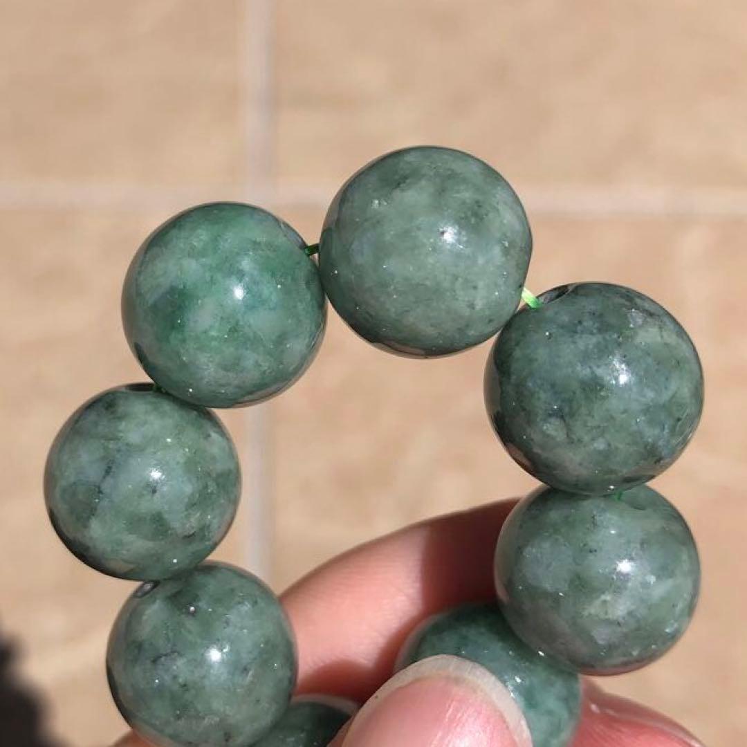 【⭐️超激レア天然石⭐️】緑色 糸魚川翡翠 ブレスレット 天然石