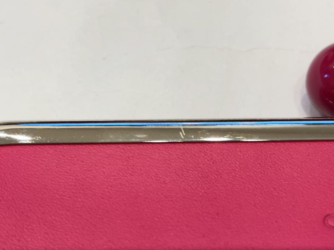 新品　シャルルジョルダン　がま口　財布　キャンディ　ピング