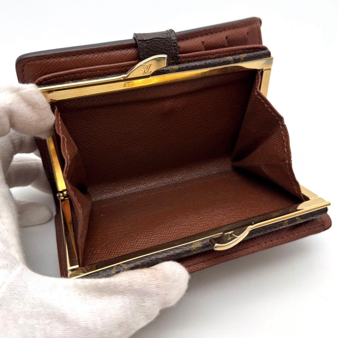 美品✨️ルイヴィトン　モノグラム　ヴィエノワ　コンパクト　二つ折り財布　折り財布