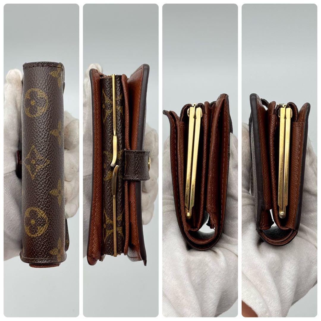 美品✨️ルイヴィトン　モノグラム　ヴィエノワ　コンパクト　二つ折り財布　折り財布