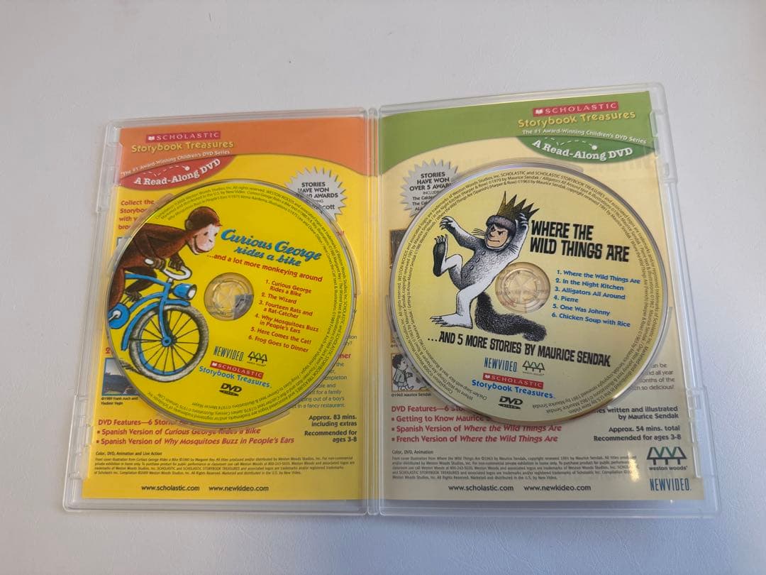 英語DVD SCHOLASTIC Storybook Treasures