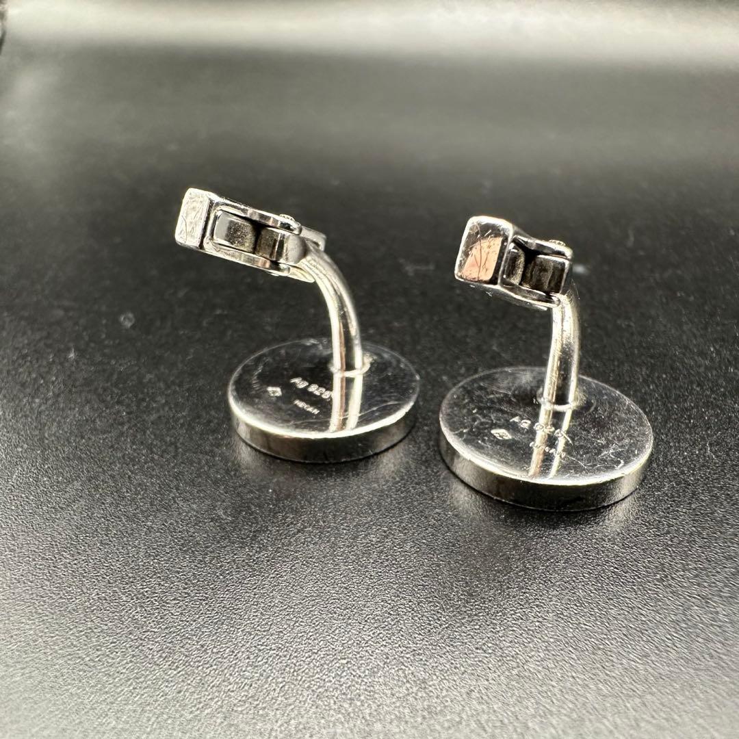 極美品✨　ルイヴィトン　カフス　M64482 ダミエ　シルバー　1409