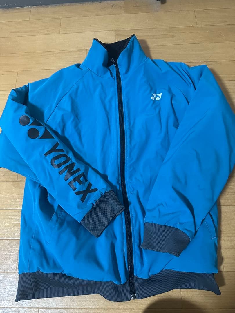 YONEX ジャケット 青 黒 フリース
