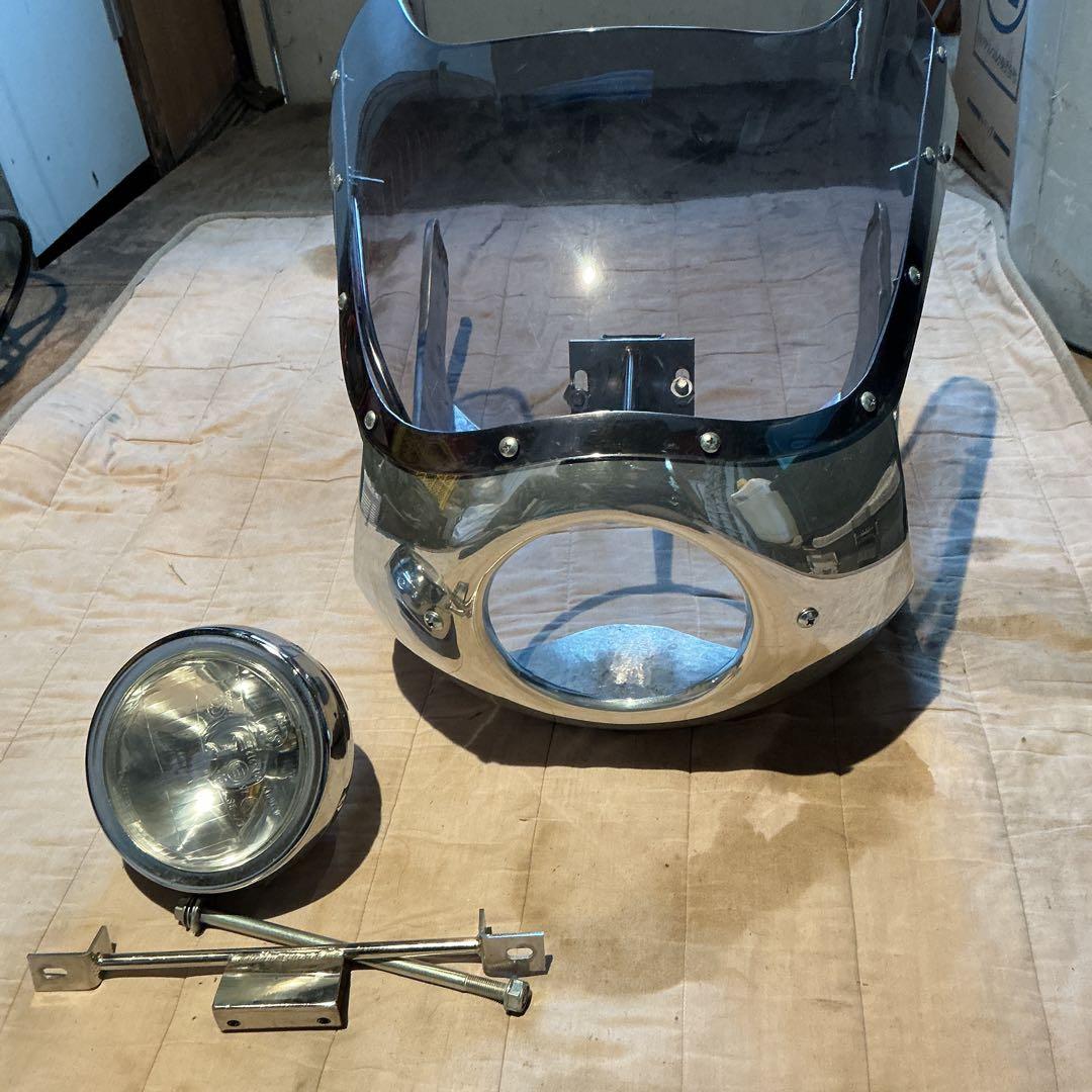 ロイヤルエンフィールド350 ハーフカウル