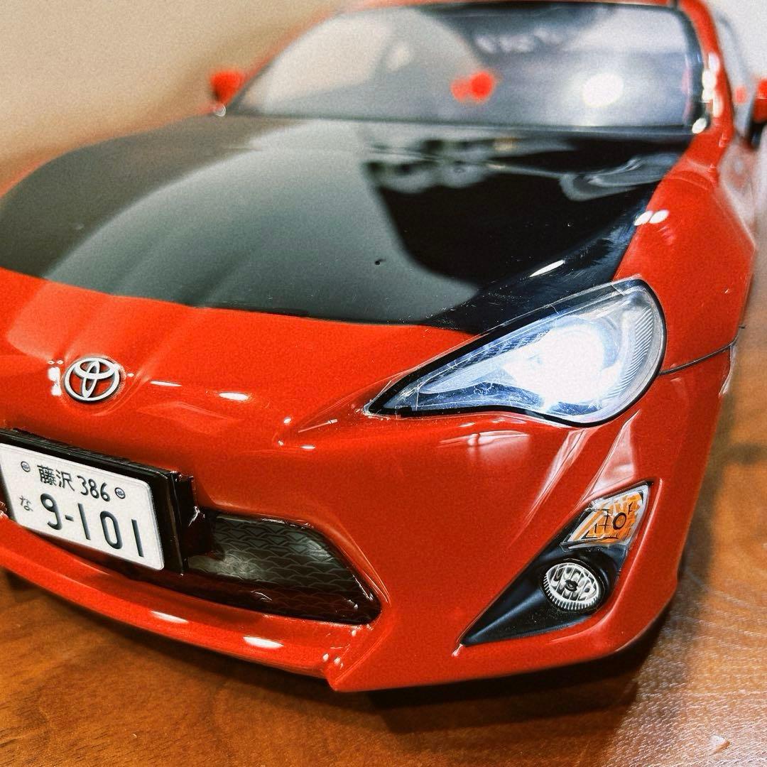 電飾付き タミヤ/SP.1494/トヨタ86 スペアボディ+タイヤセット