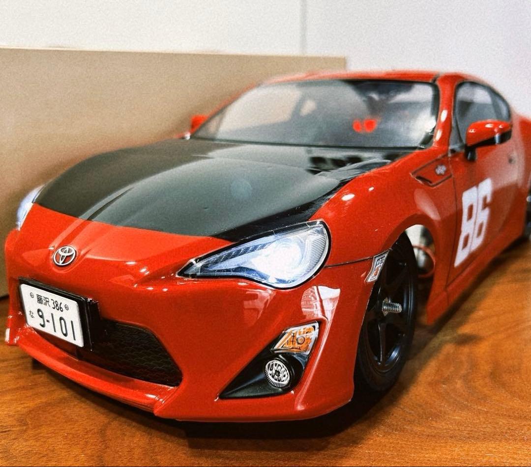 電飾付き タミヤ/SP.1494/トヨタ86 スペアボディ+タイヤセット