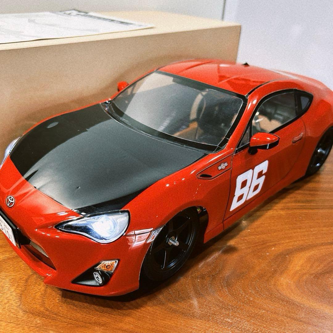 電飾付き タミヤ/SP.1494/トヨタ86 スペアボディ+タイヤセット