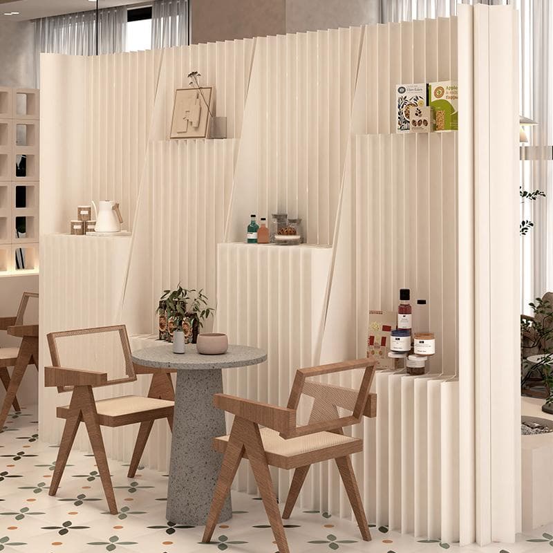 パーテーション間仕切り高さ2ｍ長さ2ｍ-3ｍ組立不要ついたて目隠し区切り屏風