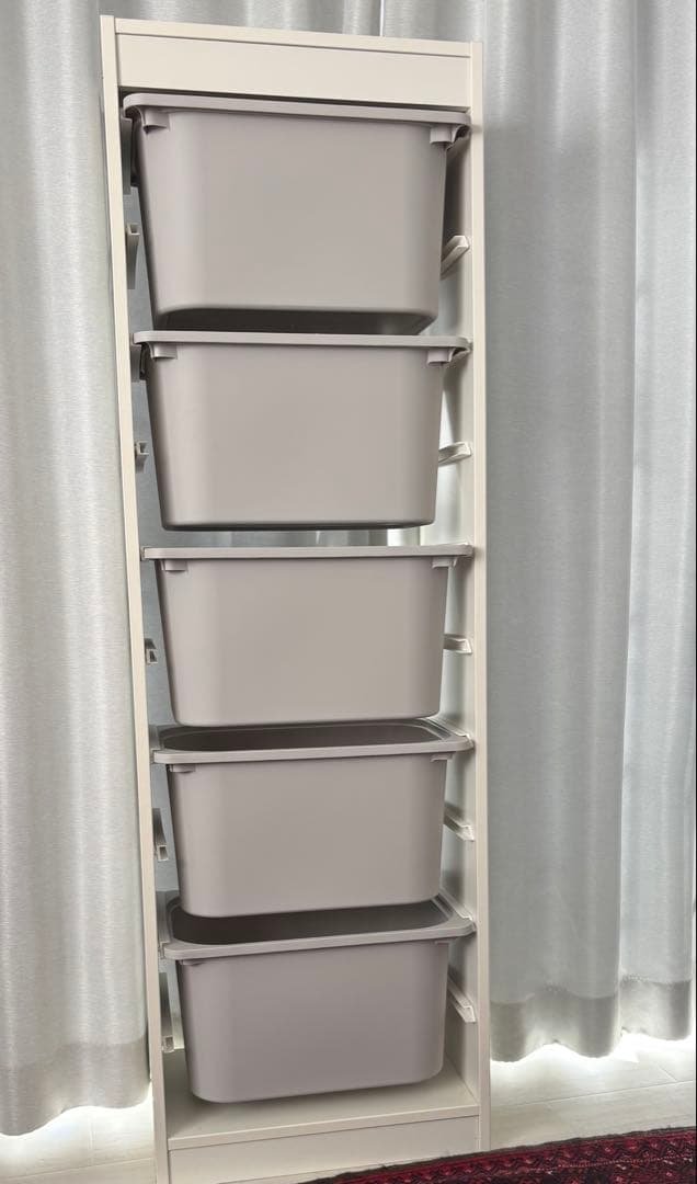 IKEA トロファスト 収納棚　シェルフ　整理　収納　ボックス付　棚付