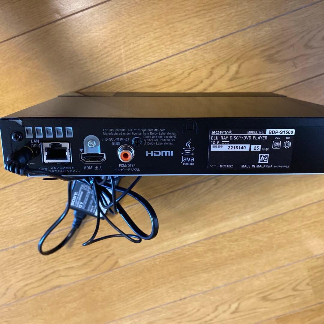 2025年製　SONY ブルーレイディスク/DVD プレーヤー