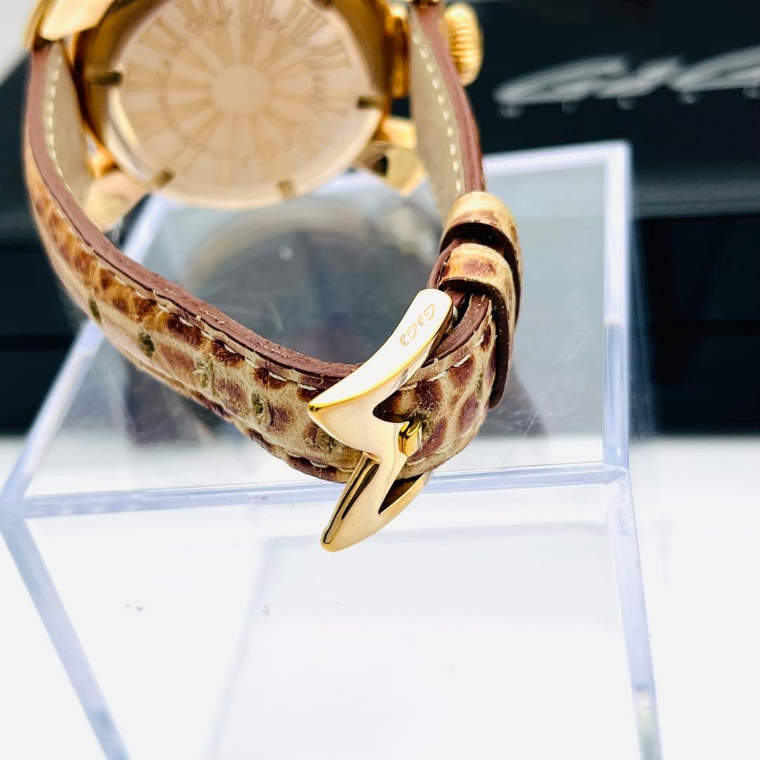 【美品/箱/取説】GaGaMILANO マヌアーレ40 ホワイトシェル